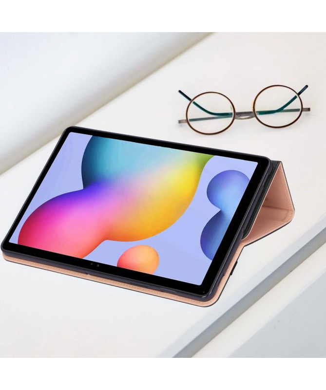 Housse Samsung Galaxy Tab S7 Plus simili cuir avec anse