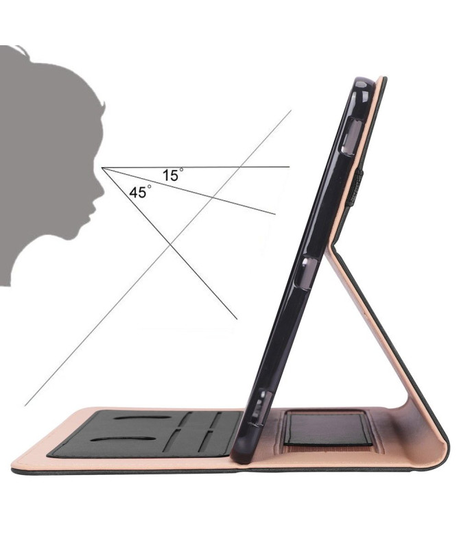 Housse Samsung Galaxy Tab S7 Plus simili cuir avec anse
