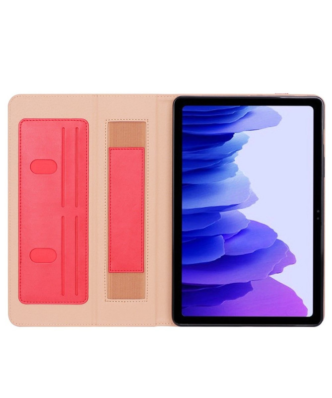 Housse Samsung Galaxy Tab S7 Plus simili cuir avec anse