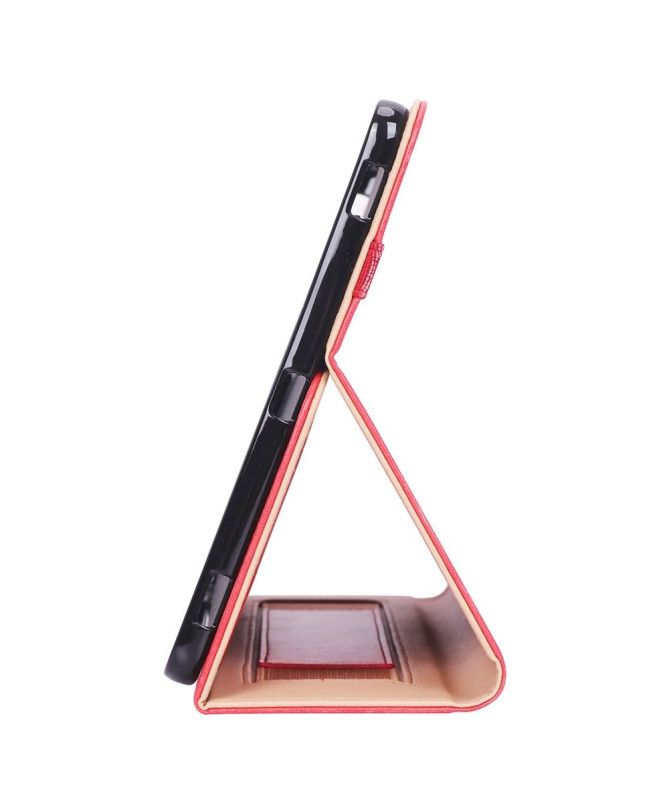 Housse Samsung Galaxy Tab S7 Plus simili cuir avec anse