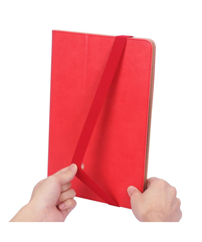 Housse Samsung Galaxy Tab S7 Plus simili cuir avec anse