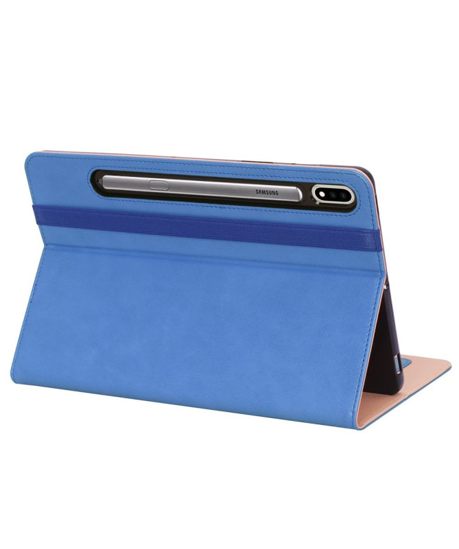 Housse Samsung Galaxy Tab S7 Plus simili cuir avec anse