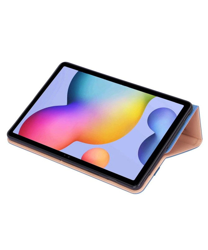Housse Samsung Galaxy Tab S7 Plus simili cuir avec anse