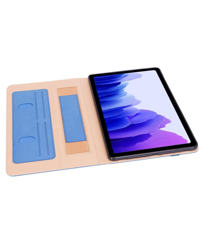 Housse Samsung Galaxy Tab S7 Plus simili cuir avec anse