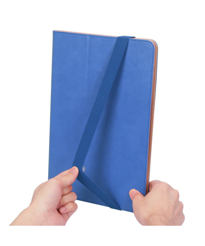 Housse Samsung Galaxy Tab S7 Plus simili cuir avec anse