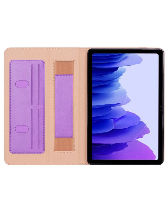 Housse Samsung Galaxy Tab S7 Plus simili cuir avec anse