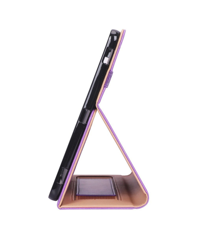 Housse Samsung Galaxy Tab S7 Plus simili cuir avec anse