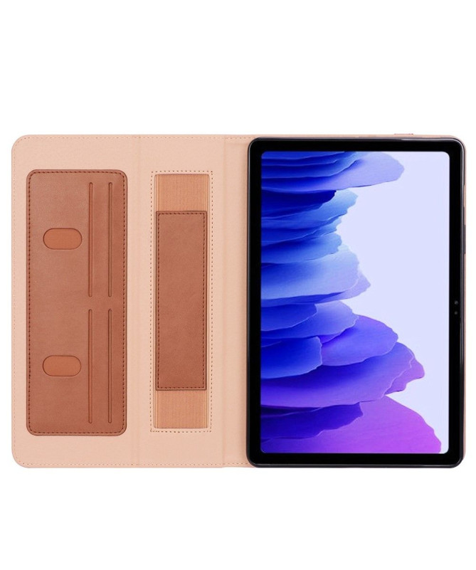 Housse Samsung Galaxy Tab S7 Plus simili cuir avec anse
