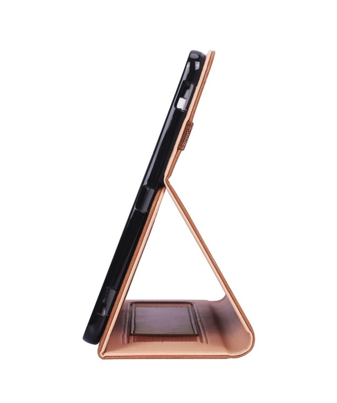Housse Samsung Galaxy Tab S7 Plus simili cuir avec anse
