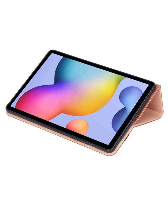 Housse Samsung Galaxy Tab S7 Plus simili cuir avec anse