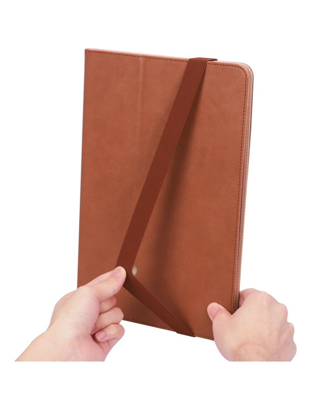 Housse Samsung Galaxy Tab S7 Plus simili cuir avec anse