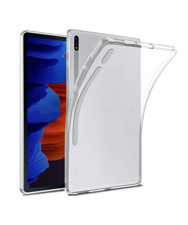 Coque transparente Samsung Galaxy Tab S8 Plus / S7 Plus en Silicone