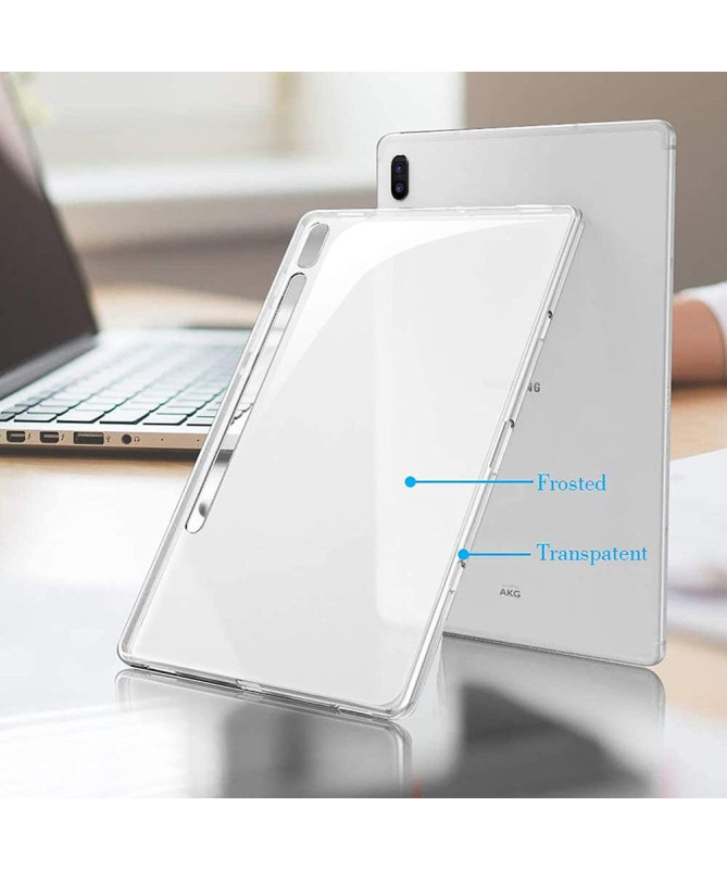 Coque transparente Samsung Galaxy Tab S8 Plus / S7 Plus en Silicone