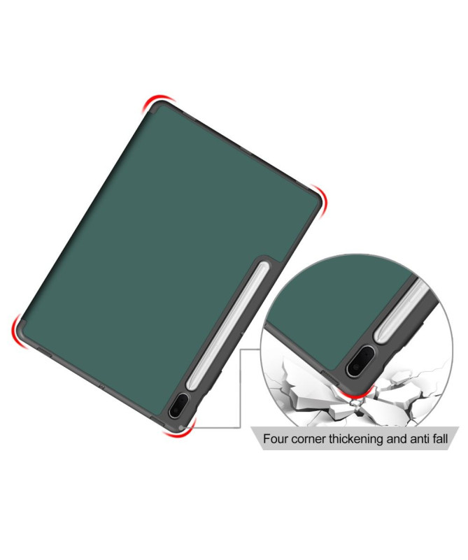 Coque avec rabat Samsung Galaxy Tab S7 FE fonction support