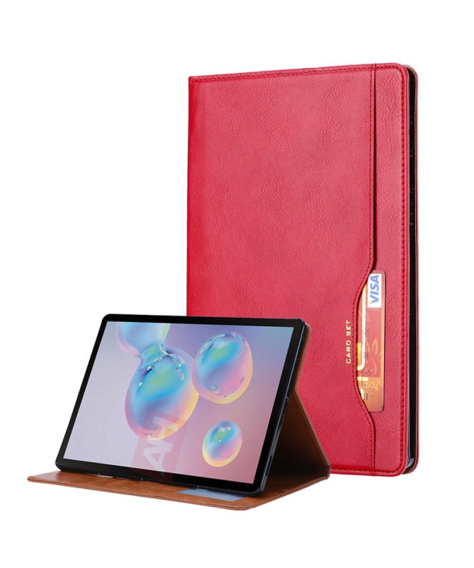 Housse Samsung Galaxy Tab S7 FE Simili Cuir Stand Case