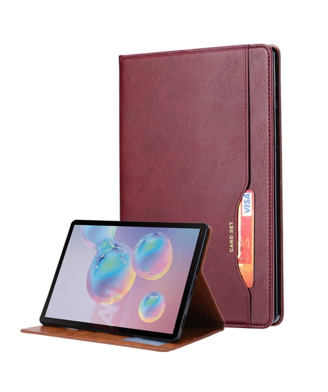 Housse Samsung Galaxy Tab S7 FE Simili Cuir Stand Case