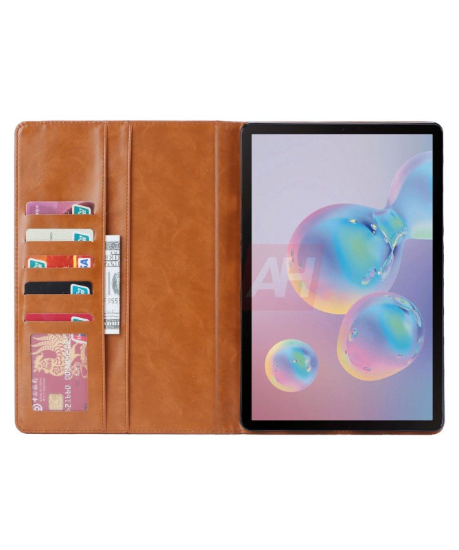 Housse Samsung Galaxy Tab S7 FE Simili Cuir Stand Case