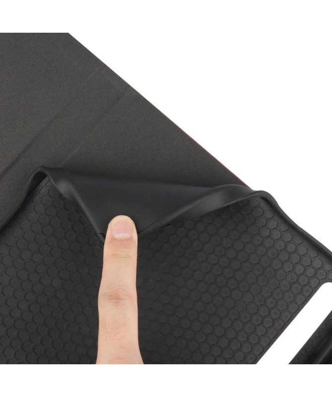 Housse Samsung Galaxy Tab S7 FE simili cuir rétro