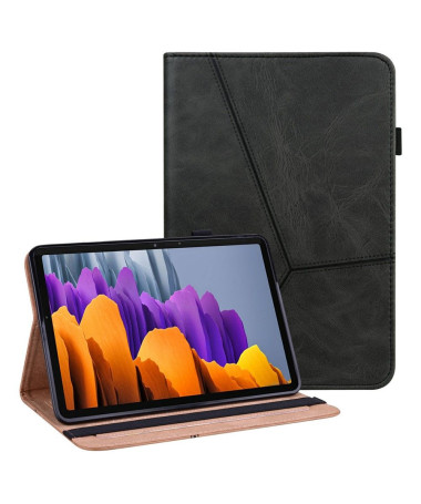 Housse Samsung Galaxy Tab S7 Lines Effet Cuir