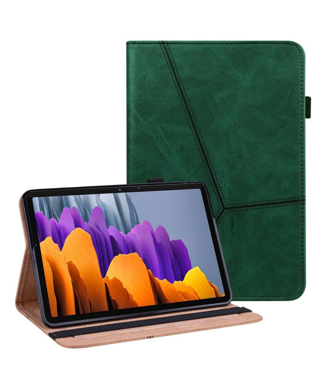 Housse Samsung Galaxy Tab S7 Lines Effet Cuir