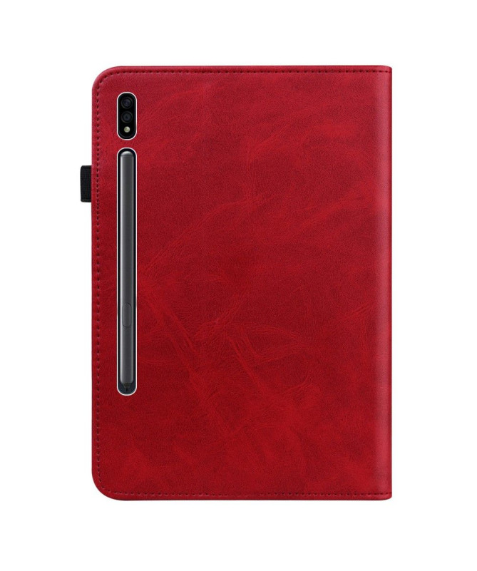 Housse Samsung Galaxy Tab S7 Lines Effet Cuir