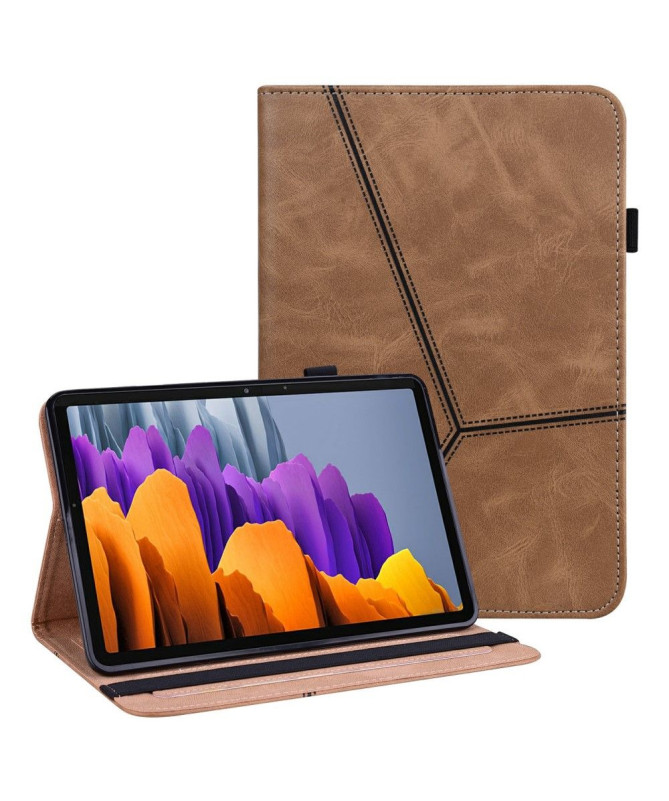 Housse Samsung Galaxy Tab S7 Lines Effet Cuir