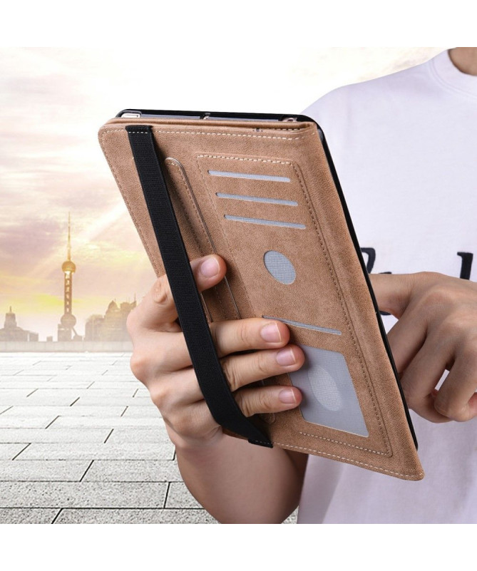 Housse Samsung Galaxy Tab S7 Lines Effet Cuir