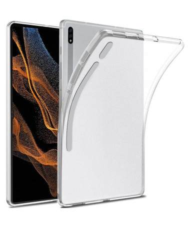 Coque Samsung Galaxy Tab S8 Ultra transparente en Silicone