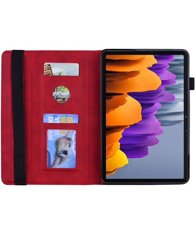 Housse Samsung Galaxy Tab S7 / S8 Leïla fleur oriental