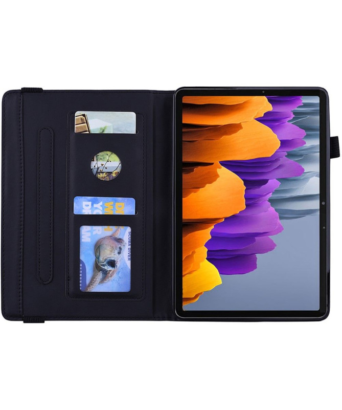 Housse Samsung Galaxy Tab S7 / S8 Leïla fleur oriental