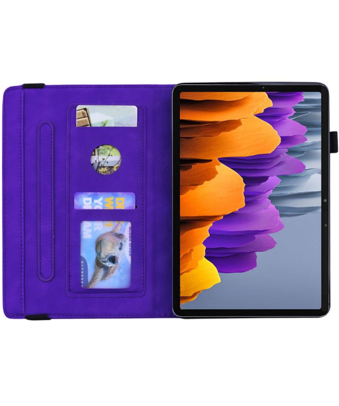 Housse Samsung Galaxy Tab S7 / S8 Leïla fleur oriental