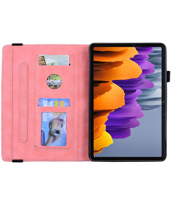 Housse Samsung Galaxy Tab S7 / S8 Leïla fleur oriental