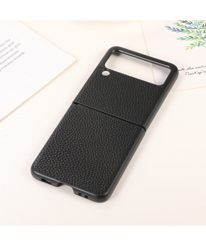 Coque Samsung Galaxy Z Flip 3 5G cuir véritable grainé