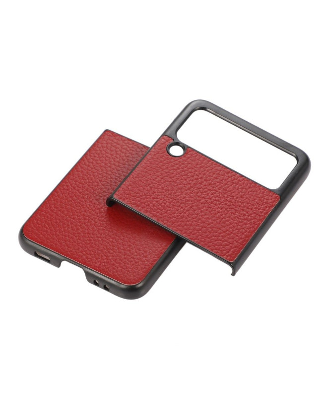 Coque Samsung Galaxy Z Flip 3 5G cuir véritable grainé