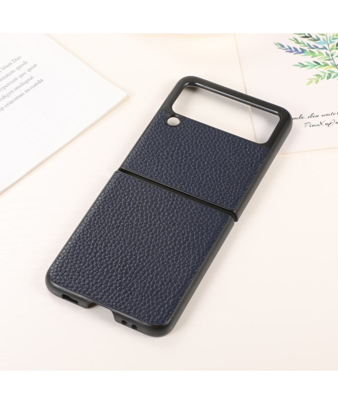 Coque Samsung Galaxy Z Flip 3 5G cuir véritable grainé