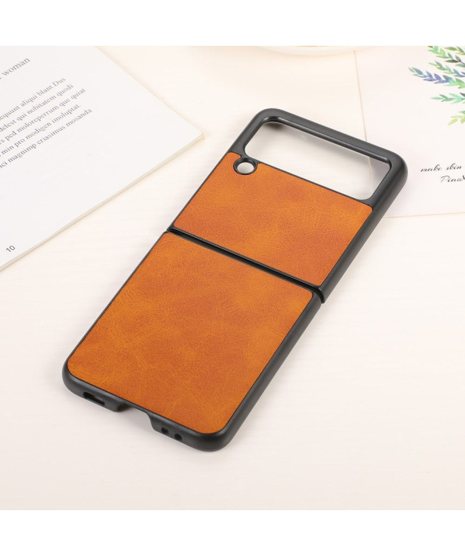 Coque Samsung Galaxy Z Flip 3 5G Jazz simili cuir vintage