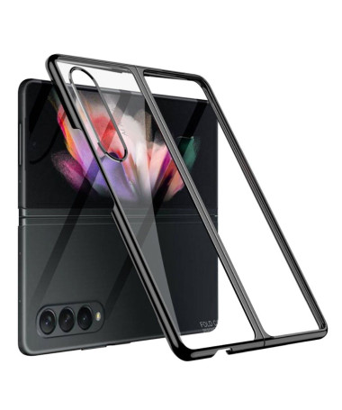 Coque Samsung Galaxy Z Fold3 5G Transparent Rebords Colorés