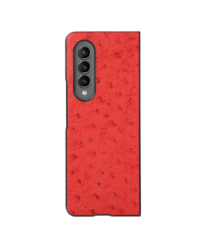 Coque Samsung Galaxy Z Fold3 5G Effet Cuir Peau D'Autruche