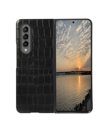 Coque Samsung Galaxy Z Fold3 5G effet peau de croco