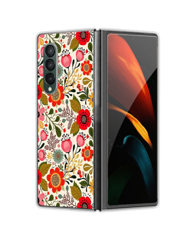 Coque Samsung Galaxy Z Fold 3 5G Fleurs Colorées