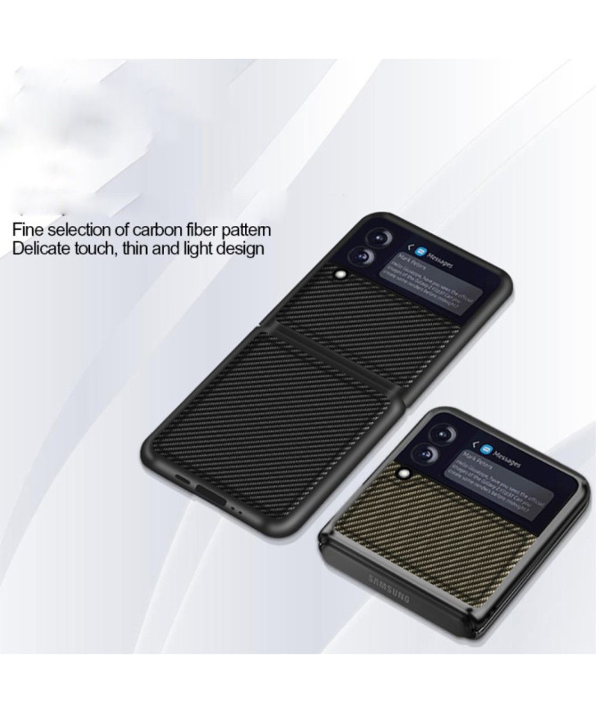 Coque Samsung Galaxy Z Flip 3 5G Ultra mince Fibre Carbone
