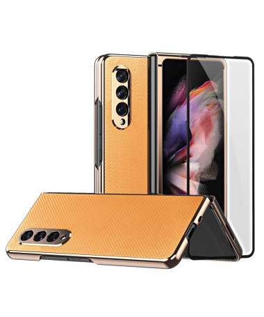 Coque Samsung Galaxy Z Fold3 5G Karbon + film protecteur