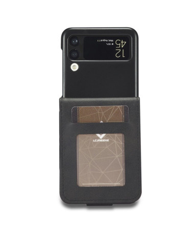 Etui Samsung Galaxy Z Flip3 5G effet cuir porte-carte