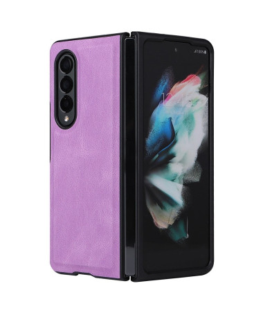 Coque et housse 2-en-1 Samsung Galaxy Z Fold 3 5G simili cuir coutures