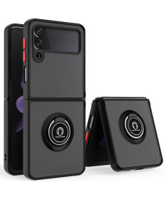 Coque Samsung Galaxy Z Flip 3 5G Ring avec boutons couleurs