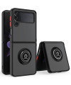 Coque Samsung Galaxy Z Flip 3 5G Ring avec boutons couleurs