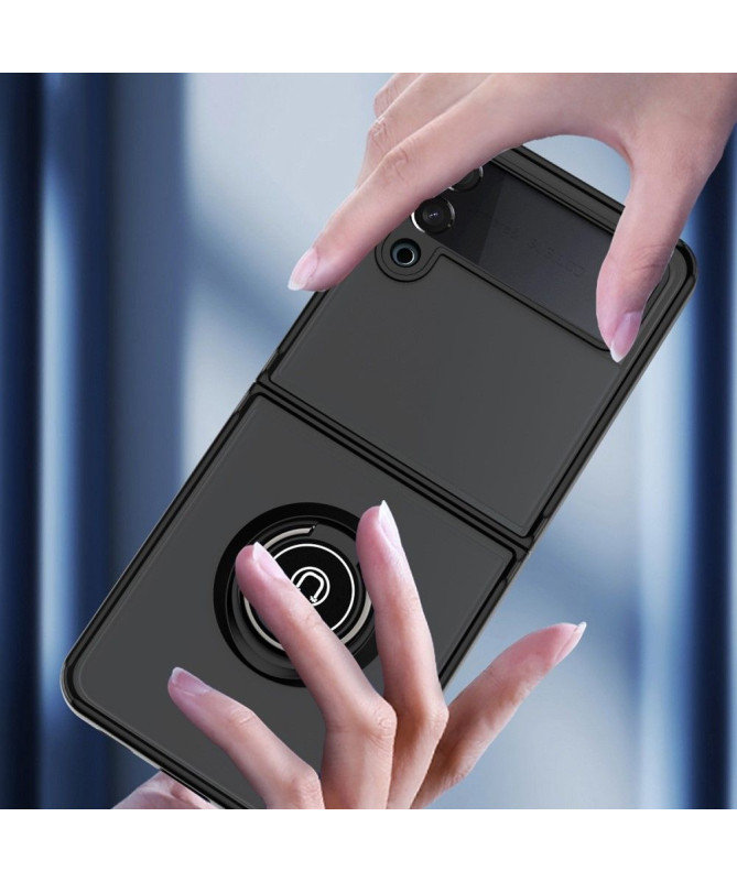Coque Samsung Galaxy Z Flip 3 5G Ring avec boutons couleurs