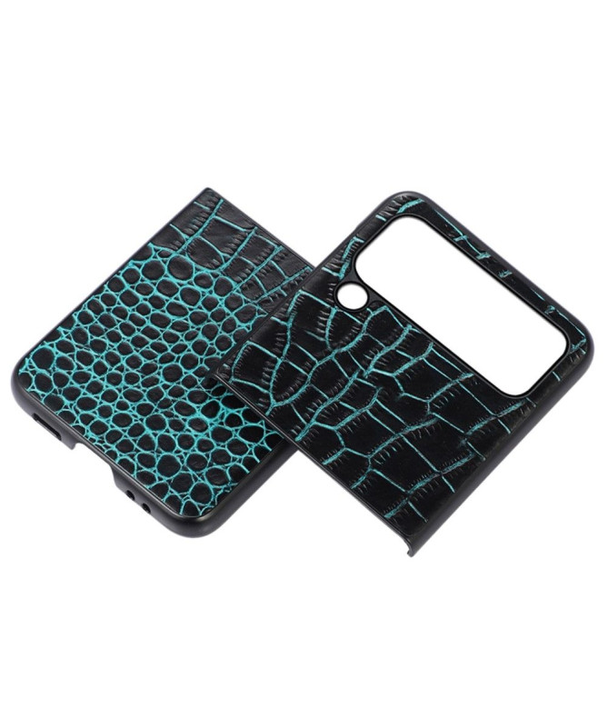 Coque Samsung Galaxy Z Flip 4 Colette Cuir Effet Croco