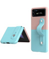 Coque Samsung Galaxy Z Flip 4 Bicolore Strap en silicone