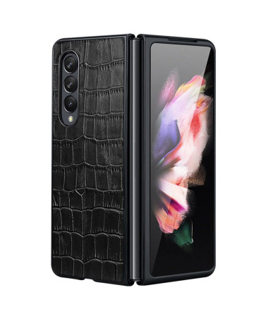 Coque Samsung Galaxy Z Fold 4 Chic aspect peau de croco